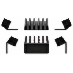 Goobay Cable Management Strip - Organize Your Cables Effortlessly for a Neat and Tidy Space - 4040849704338